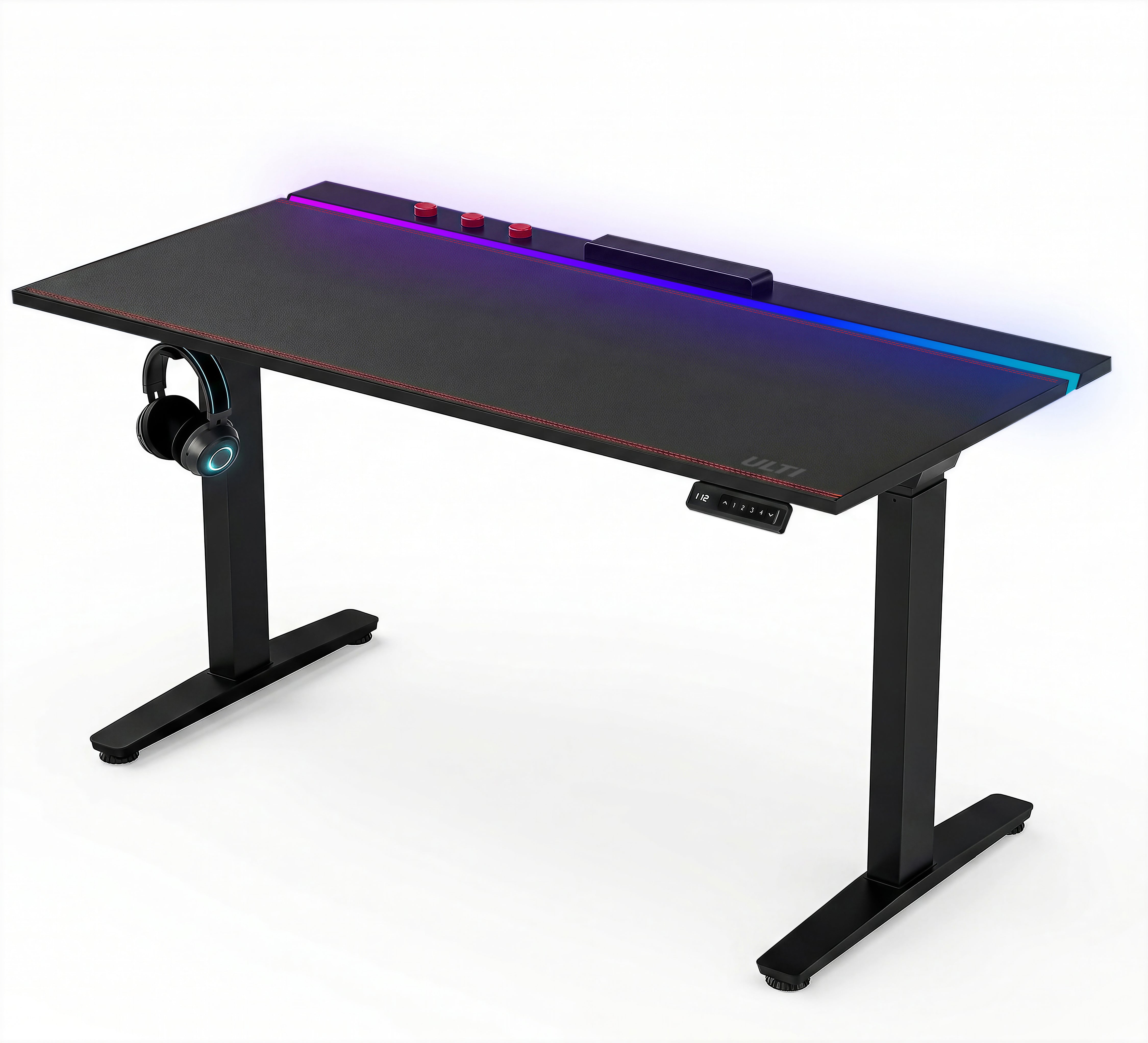 Aura Pro RGB Metal Standing Desk