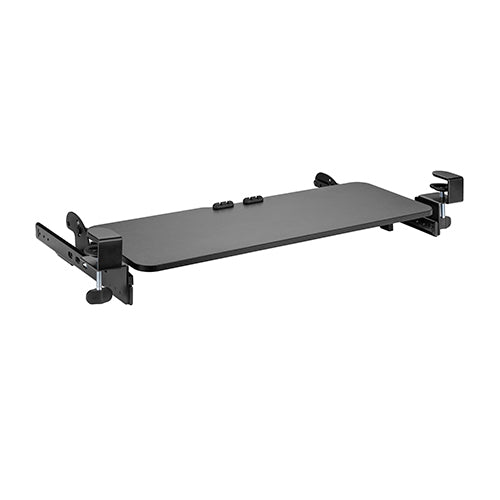 ULTi Clamp-on Keyboard Tray for Standing Desk, Under Desk Pull Out, Ad