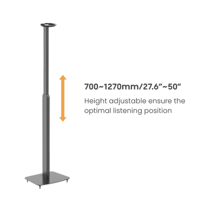 Height Adjustable Speaker Floor Stand for Sonos Era 100