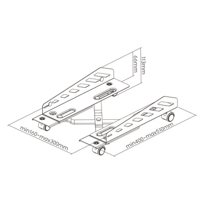 Heavy-duty CPU Rolling Stand | C56