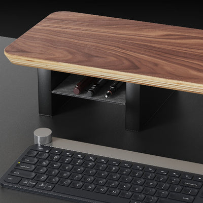 ULTi Walnut Desk Shelf System