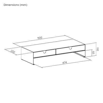 Elevate Monitor Riser | C85