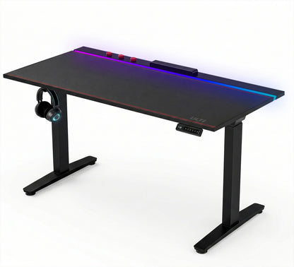 Aura Pro RGB Metal Standing Desk