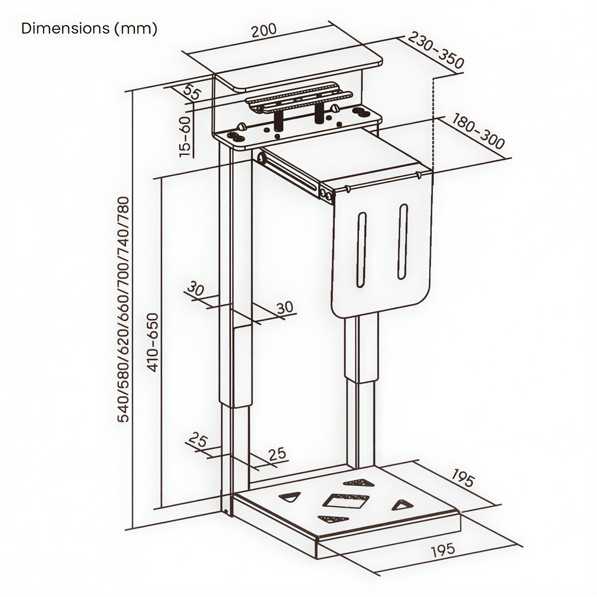 Vulcan PC Holder | C55