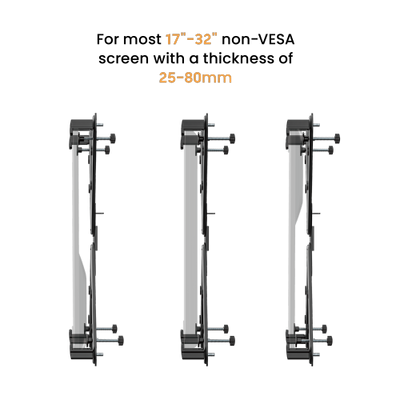 ULTi VESA Adapter Kit for 17”-32” Non-VESA Monitors